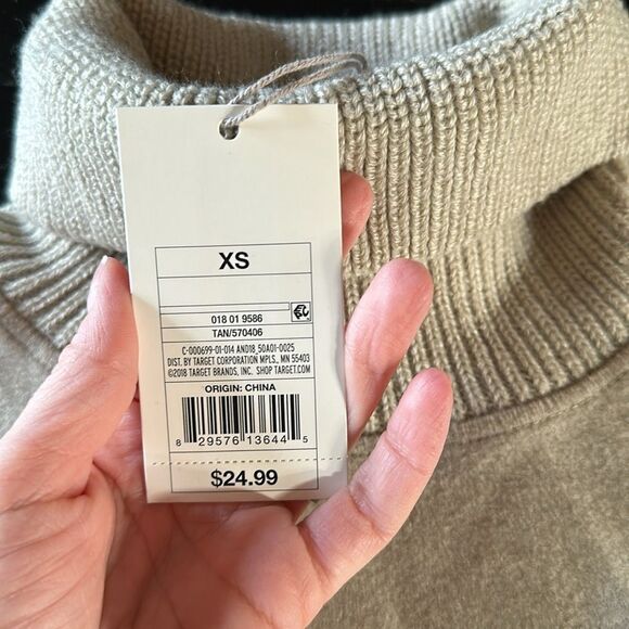 A New Day - NWT - Tan turtleneck sweater - size XS - Picture 2 of 7